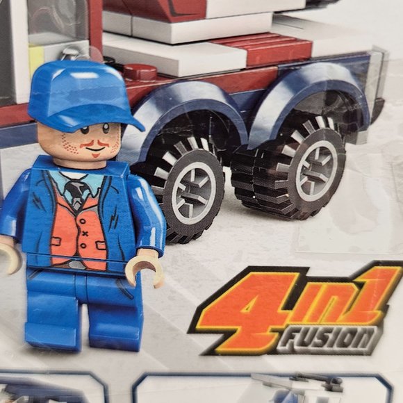 Kazi Racing Speed Blue Car Japan 4 in 1 Fusion Building Figure Model KY6096-3 - Picture 7 of 9